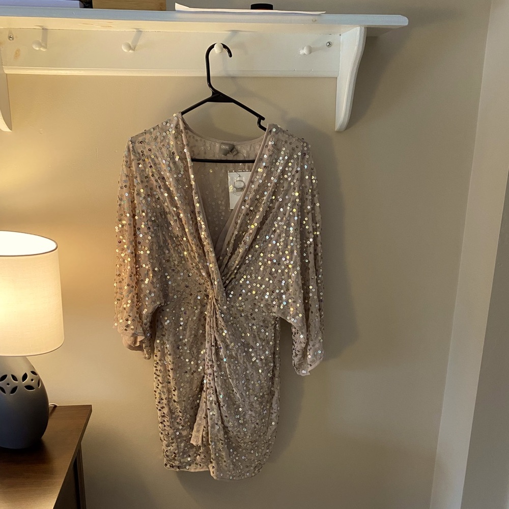 Gorgeous sequin dress from ASOS. This color is great on all skin tones.